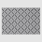Concho Blume Pattern Grau Seidenpapier (Vorderseite)