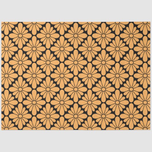 Concho Blume Pattern Marigold Seidenpapier (Vorderseite)