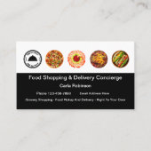 Concierge Food Shopping & Delivery Visitenkarte (Vorderseite)