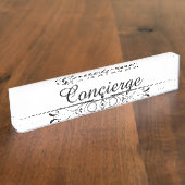 Concierge Namensplakette (Seite)