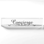 Concierge Namensplakette (Vorderseite)