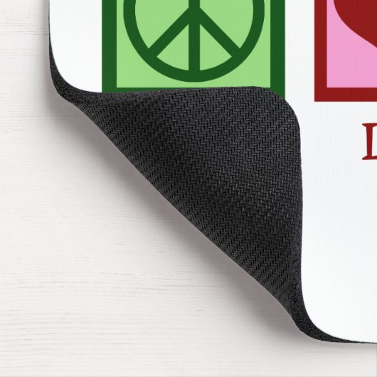 Concierge Peace Liebe Mousepad (Ecke)