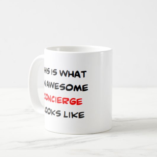 Concierge, phantastisch kaffeetasse (Vorderseite Links)