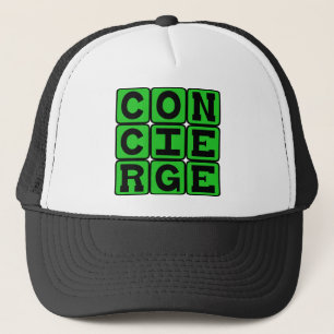 Concierge, Serviceposition Truckerkappe