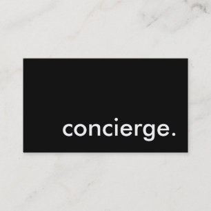 Concierge Visitenkarte
