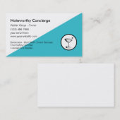 Concierge-Visitenkarten Visitenkarte (Vorne/Hinten)