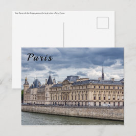 Conciergerie auf der Ile de la Cite in Paris Postkarte