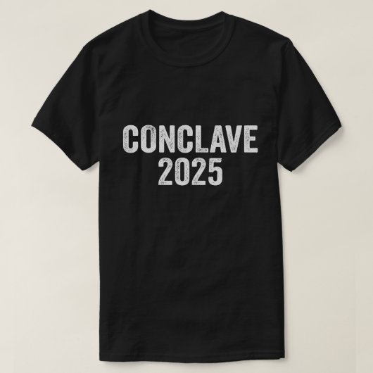 Conclave 2025 Papal Conclave Design T-Shirt (Design vorne)
