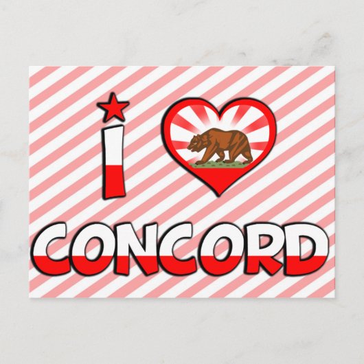 Concord, CA Postkarte (Vorderseite)