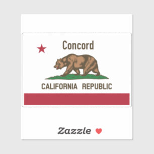 Concord California Aufkleber