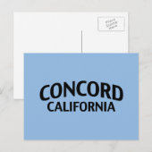 Concord California Postkarte (Vorne/Hinten)