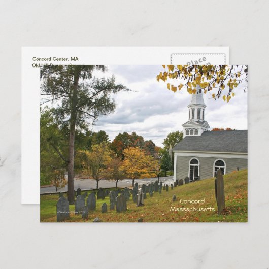 Concord Center Postkarte (Vorne/Hinten)