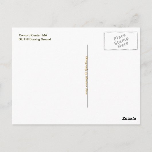 Concord Center Postkarte (Rückseite)