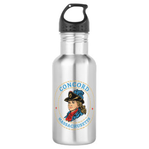Concord Massachusetts Colonial Edelstahlflasche