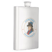 Concord Massachusetts Colonial Flachmann (Rechts)