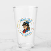 Concord Massachusetts Colonial Glas (Vorderseite)