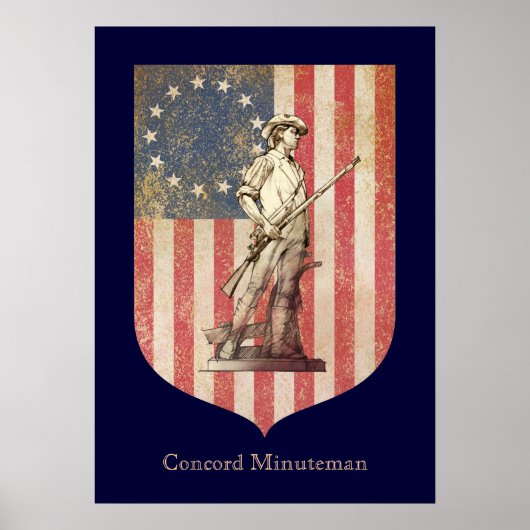 Concord Minuteman Poster (Vorne)