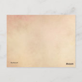 Concord Minuteman Postkarte (Rückseite)