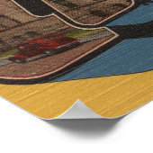 Concord, New Hampshire - Große Briefmarkenszenen Poster (Ecke)