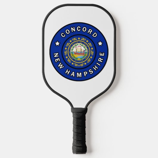 Concord New Hampshire Pickleball Schläger (Vorderseite)