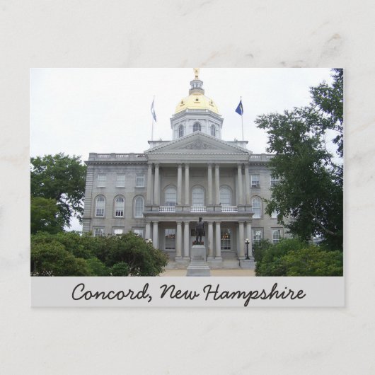 Concord, New Hampshire Post Card Postkarte (Vorderseite)