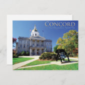 Concord, New Hampshire Postkarte (Vorne/Hinten)