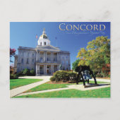 Concord New Hampshire Postkarte (Vorderseite)