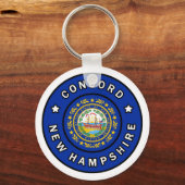 Concord New Hampshire Schlüsselanhänger (Vorderseite)