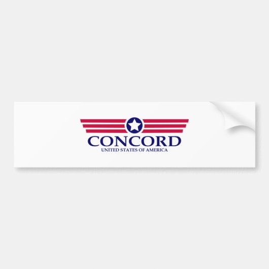 Concord NH Pride Autoaufkleber (Vorne)