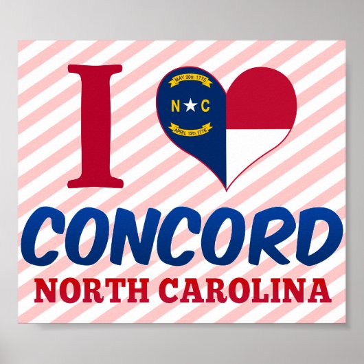 Concord, North Carolina Poster (Vorne)