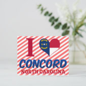 Concord, North Carolina Postkarte (Stehend Vorderseite)