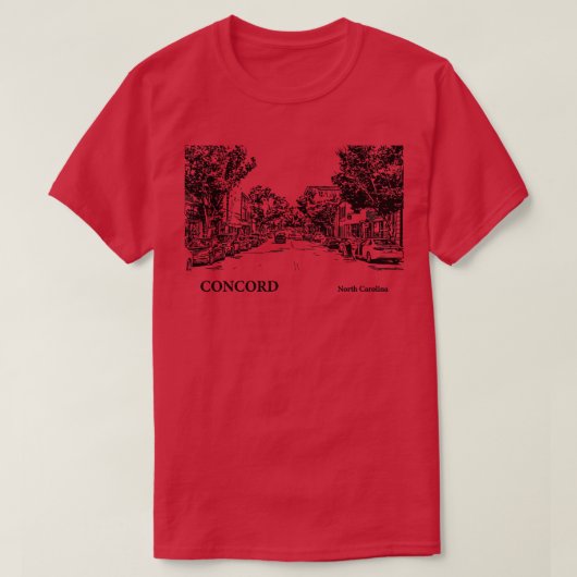 Concord North olina 4 T-Shirt (Design vorne)