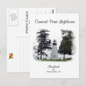 Concord Point Light - Havre de Grace, Maryland Postkarte (Vorne/Hinten)