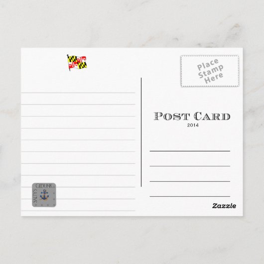 Concord Point Light - Havre de Grace, Md 2020 Postkarte (Rückseite)