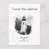 Concord Point Light - Havre de Grace, Md 2020 Postkarte (Vorderseite)