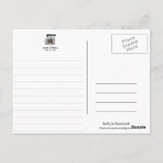 Concord Point Lighthouse Havre de Grace, Maryland Postkarte (Rückseite)