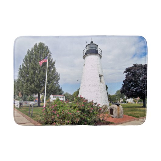 Concord Point Lighthouse, Maryland Bath Mat Badematte (Vorderseite)