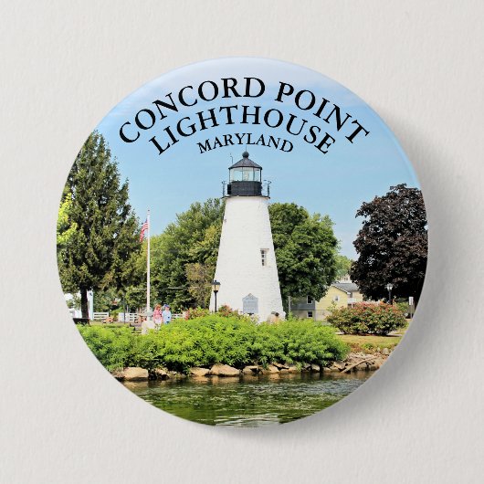 Concord Point Lighthouse, Maryland Button (Vorderseite)