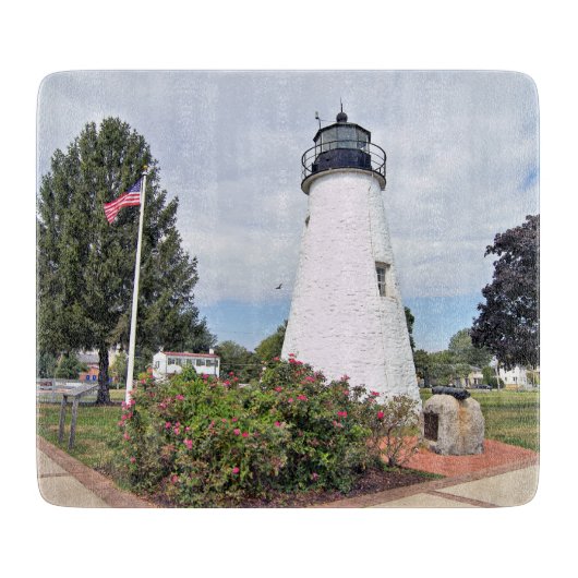 Concord Point Lighthouse, Maryland Cutting Board Schneidebrett (Vorderseite)