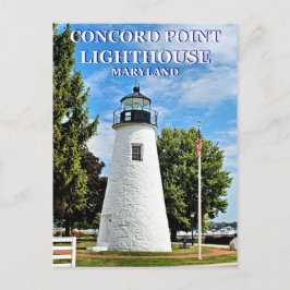 Concord Point Lighthouse, Maryland Postcard Postkarte