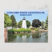 Concord Point Lighthouse, Maryland Postcard Postkarte (Vorderseite)