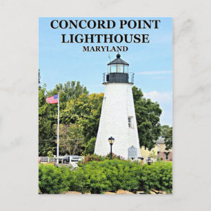 Concord Point Lighthouse, Maryland Postcard Postkarte