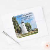 Concord Point Lighthouse, Maryland Square Stickers (Umschlag)