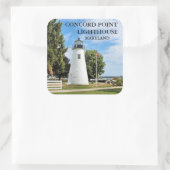 Concord Point Lighthouse, Maryland Square Stickers (Tasche)