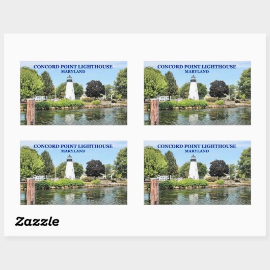 Concord Point Lighthouse, Maryland Stickers (Blatt)