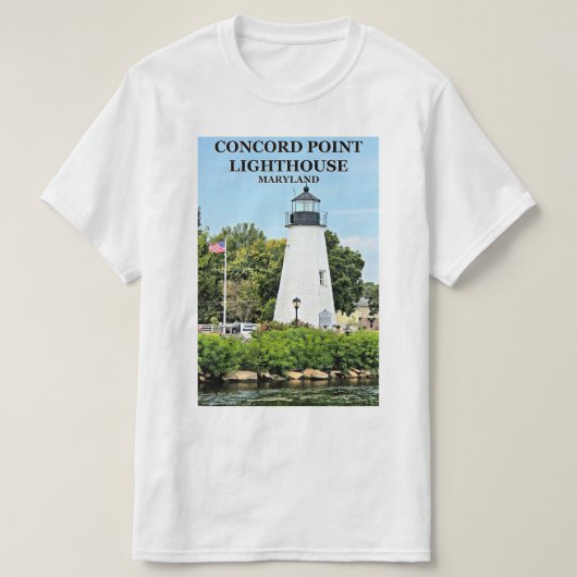 Concord Point Lighthouse, Maryland T - Shirt (Design vorne)