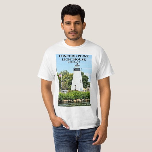 Concord Point Lighthouse, Maryland T - Shirt (Vorne ganz)
