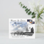 Concord Point Lighthouse Postkarte (Stehend Vorderseite)