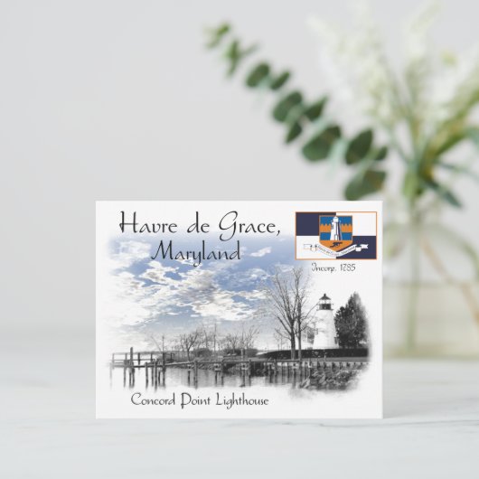 Concord Point Lighthouse Postkarte (Stehend Vorderseite)