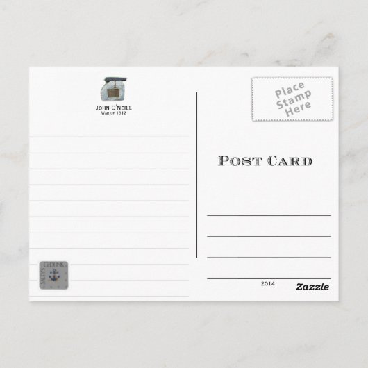 Concord Point Lighthouse Postkarte (Rückseite)